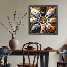Load image into Gallery viewer, Diamond Painting - Full Round - Eight cats (40*40CM)