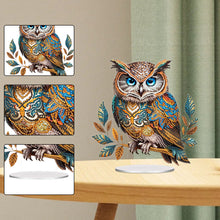 Load image into Gallery viewer, Acrylic Special Shape Owl 5D DIY Diamond Painting Art Tabletop Decorations