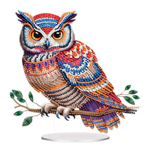 Load image into Gallery viewer, Acrylic Special Shape Owl 5D DIY Diamond Painting Art Tabletop Decorations
