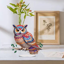 Load image into Gallery viewer, Acrylic Special Shape Owl 5D DIY Diamond Painting Art Tabletop Decorations