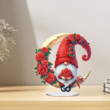 Load image into Gallery viewer, Acrylic Special Shape Moon Gnome Diamond Painting Desktop Ornaments for Home