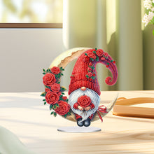 Load image into Gallery viewer, Acrylic Special Shape Moon Gnome Diamond Painting Desktop Ornaments for Home