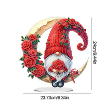 Load image into Gallery viewer, Acrylic Special Shape Moon Gnome Diamond Painting Desktop Ornaments for Home