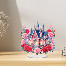 Load image into Gallery viewer, Acrylic Special Shape Flower Castle Diamond Painting Desktop Ornaments