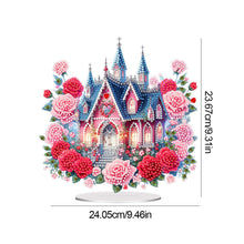 Load image into Gallery viewer, Acrylic Special Shape Flower Castle Diamond Painting Desktop Ornaments