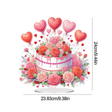 Load image into Gallery viewer, Acrylic Special Shape Flower Cake Diamond Painting Desktop Ornaments for Home