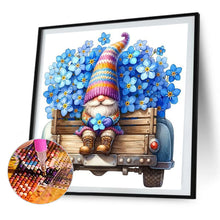 Load image into Gallery viewer, AB Diamond Painting - Full Round - Forget-me-not gnome (30*30CM)
