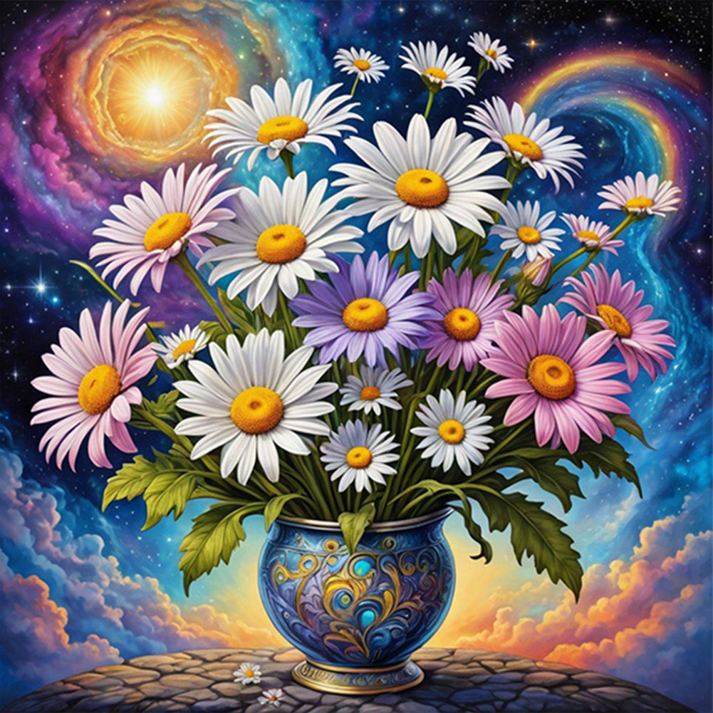 AB Diamond Painting - Full Round - Daisy (30*30CM)