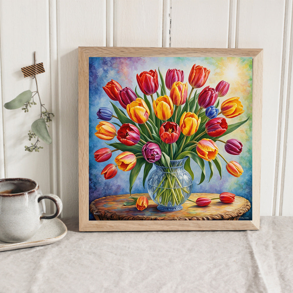 AB Diamond Painting - Full Round - Tulip (30*30CM)