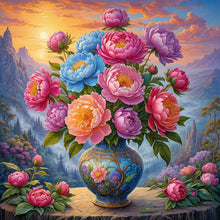 Load image into Gallery viewer, AB Diamond Painting - Full Round - Peony (30*30CM)