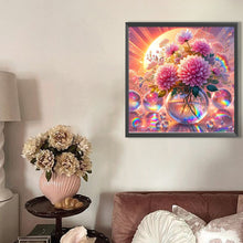 Load image into Gallery viewer, AB Diamond Painting - Full Round - Pink chrysanthemum (30*30CM)