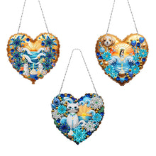 Load image into Gallery viewer, Ocean Waves 5D DIY Diamond Painting Dots Pendant Rhinestone Diamond Art Pendants