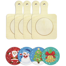 Load image into Gallery viewer, 4Pcs Bird Diamond Art Place Mats Round Diamond Painting Table Mats for Beginners