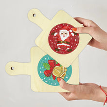 Load image into Gallery viewer, 4Pcs Bird Diamond Art Place Mats Round Diamond Painting Table Mats for Beginners