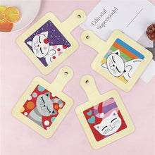 Load image into Gallery viewer, 4Pcs Bird Diamond Art Place Mats Round Diamond Painting Table Mats for Beginners