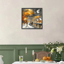 Load image into Gallery viewer, Diamond Painting - Full Square - Riverside sailboat (40*40CM)