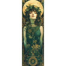 Load image into Gallery viewer, Diamond Painting - Full Square - Green forest woman (30*90CM)