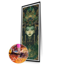 Load image into Gallery viewer, Diamond Painting - Full Square - Green forest woman (30*90CM)