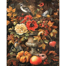 Load image into Gallery viewer, Diamond Painting - Full Square - Birds on flowers (40*50CM)