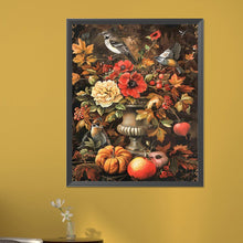 Load image into Gallery viewer, Diamond Painting - Full Square - Birds on flowers (40*50CM)
