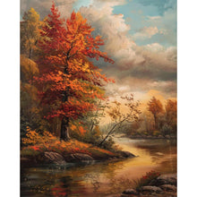 Load image into Gallery viewer, AB Diamond Painting - Full Round - Autumn scenery (40*50CM)