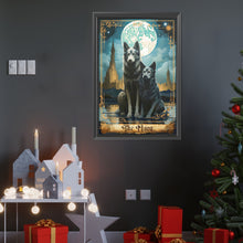 Load image into Gallery viewer, AB Diamond Painting - Full Round - Two wolves under the moon (40*60CM)