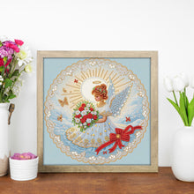 Load image into Gallery viewer, Diamond Painting - Partial Special Shaped - Angel girl (30*30CM)