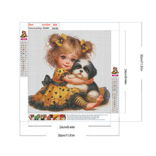 Load image into Gallery viewer, Diamond Painting - Full Round - Big eyes girl (30*30CM)
