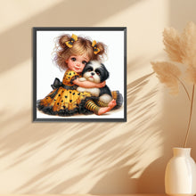 Load image into Gallery viewer, Diamond Painting - Full Round - Big eyes girl (30*30CM)