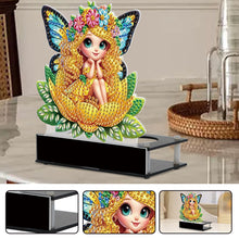 Load image into Gallery viewer, Flower Fairy Diamond Painting Candle Holder Ornaments Aromatherapy Candle Holder