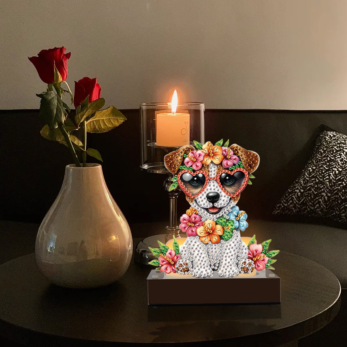 Flower Fairy Diamond Painting Candle Holder Ornaments Aromatherapy Candle Holder