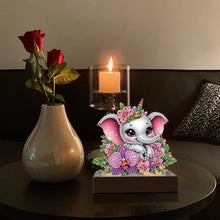 Load image into Gallery viewer, Flower Fairy Diamond Painting Candle Holder Ornaments Aromatherapy Candle Holder