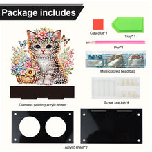 Load image into Gallery viewer, Flower Fairy Diamond Painting Candle Holder Ornaments Aromatherapy Candle Holder