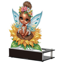 Load image into Gallery viewer, Flower Fairy Diamond Painting Candle Holder Ornaments Aromatherapy Candle Holder