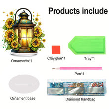 Load image into Gallery viewer, Acrylic Special Shape Flower Night Light 5D DIY Diamond Art Tabletop Decorations