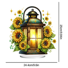 Load image into Gallery viewer, Acrylic Special Shape Flower Night Light 5D DIY Diamond Art Tabletop Decorations