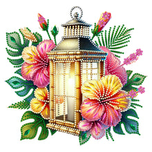 Load image into Gallery viewer, Acrylic Special Shape Flower Night Light 5D DIY Diamond Art Tabletop Decorations