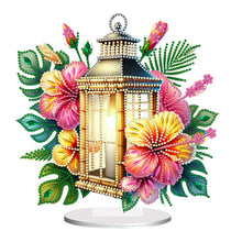 Load image into Gallery viewer, Acrylic Special Shape Flower Night Light 5D DIY Diamond Art Tabletop Decorations