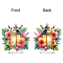 Load image into Gallery viewer, Acrylic Special Shape Flower Night Light 5D DIY Diamond Art Tabletop Decorations