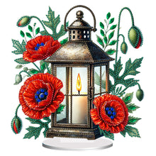 Load image into Gallery viewer, Acrylic Special Shape Flower Night Light 5D DIY Diamond Art Tabletop Decorations