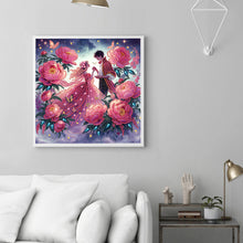 Load image into Gallery viewer, Diamond Painting - Partial Special Shaped - Flower sea lovers (30*30CM)