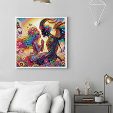 Load image into Gallery viewer, Diamond Painting - Partial Special Shaped - Devil lovers (30*30CM)