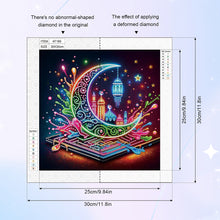 Load image into Gallery viewer, Diamond Painting - Partial Special Shaped - Fluorescence magic book (30*30CM)