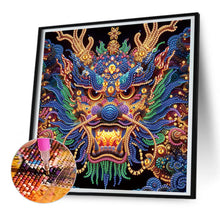Load image into Gallery viewer, Diamond Painting - Partial Special Shaped - Fluorescence dragon (30*30CM)