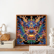 Load image into Gallery viewer, Diamond Painting - Partial Special Shaped - Fluorescence dragon (30*30CM)