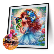 Load image into Gallery viewer, Diamond Painting - Full Round - Frog curly elf girl (30*30CM)