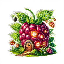 Load image into Gallery viewer, Double Sided Special Shape Grapes House Diamond Painting LED Light Ornaments