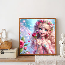 Load image into Gallery viewer, Diamond Painting - Full Round - Rose elf girl (30*30CM)