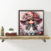 Load image into Gallery viewer, Diamond Painting - Full Round - Seven-spotted ladybug girl (30*30CM)