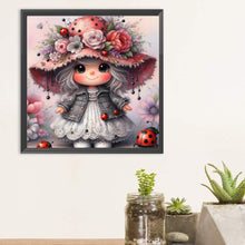 Load image into Gallery viewer, Diamond Painting - Full Round - Seven-spotted ladybug girl (30*30CM)